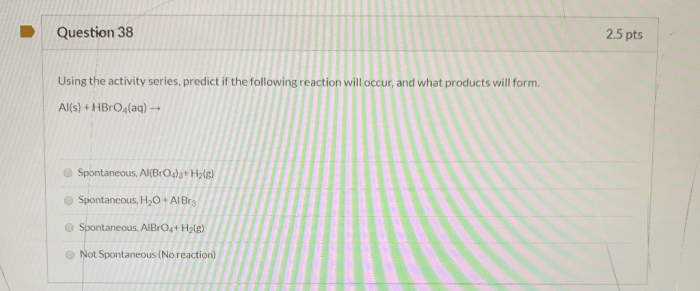 Write the chemical formula for aluminum perbromate